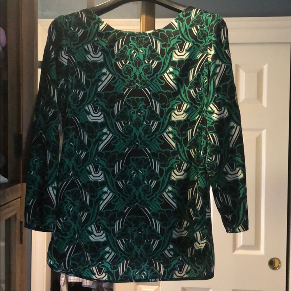 Jcrew silky print tunic